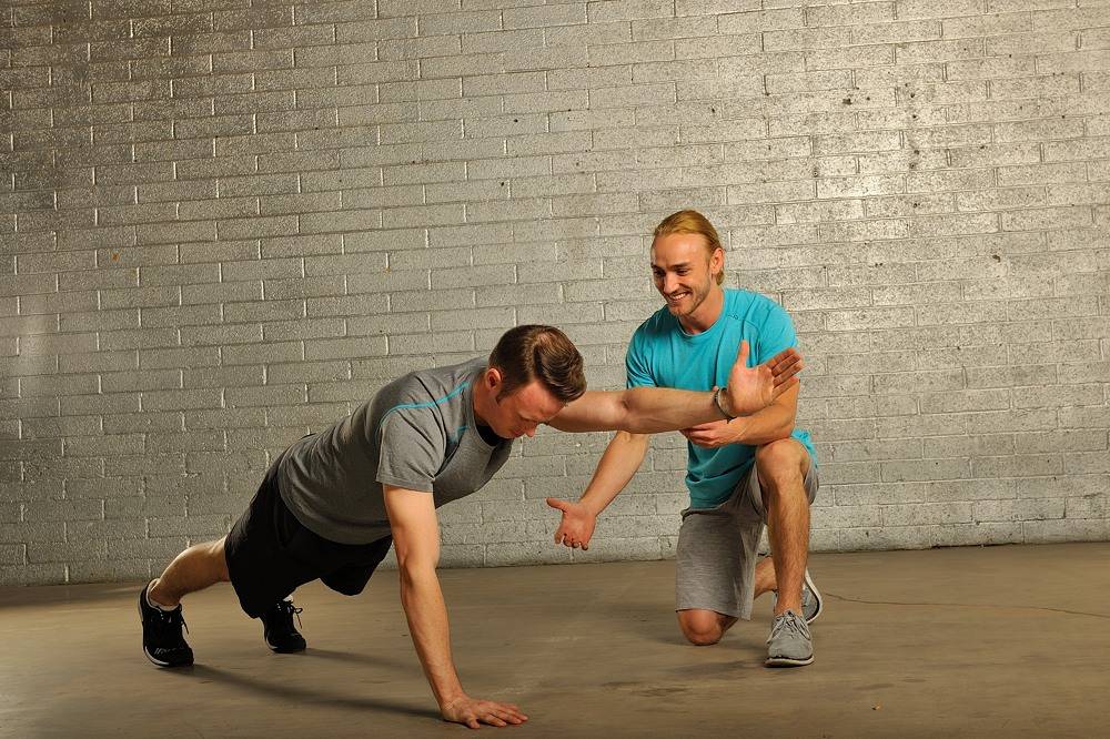 Tevreden klanten in een personal training studio