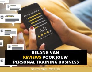 Personal trainer krijgt positieve klantbeoordelingen en reviews.